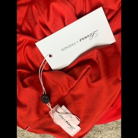 NWT LOVERS + FRIENDS Rosa Gown in Red Rose, Size S - Picture 9 of 10